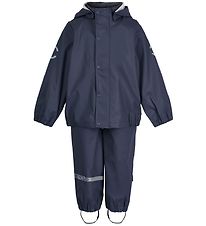 Mikk-Line Regntøj m. Seler - PU - Recycled - Blue Nights Mikk-Line Regntøj m. Seler - PU - Recycled - Blue Nights