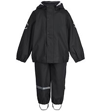 Mikk-Line Regntøj m. Seler - PU - Recycled - Black Mikk-Line Regntøj m. Seler - PU - Recycled - Black