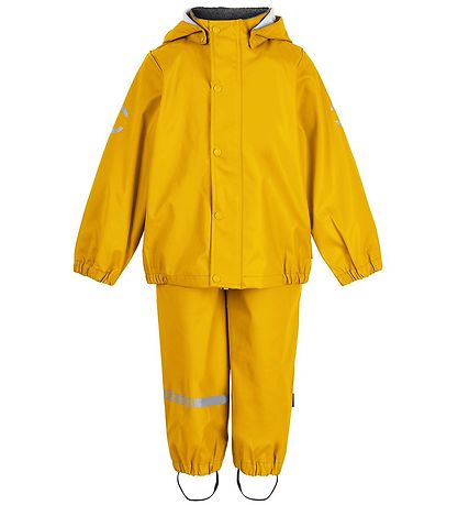 Mikk-Line Regntøj m. Seler - PU - Recycled - Sunflower Mikk-Line Regntøj m. Seler - PU - Recycled - Sunflower