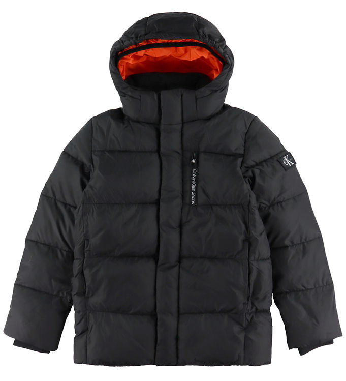 Calvin Klein Dynejakke - Essential Puffer - CK Black