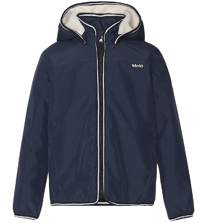 Molo Winner Regnjakke m. Vattering - Galaxy Blue