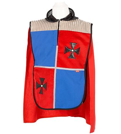 Souza Kostüm - Ritter - Ivain Knight - Rot/Blau