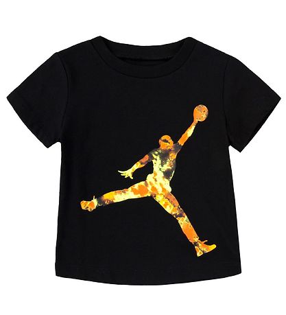 Jordan Sweatshorts/T-Shirt - Jumbo Jumpman - Team Orange/Schwarz