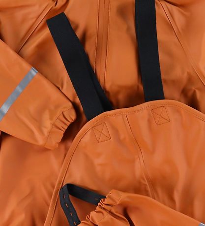 CeLaVi Regntøj m. Seler - PU - Amber Brown