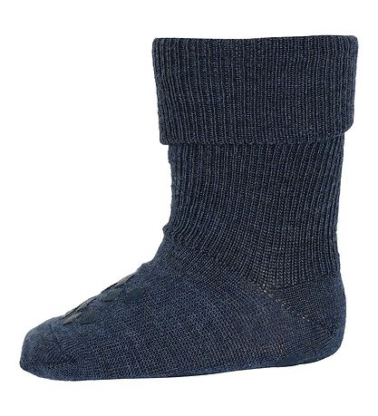 MP Strømper - Uld - ABS - Rio - Dark Denim Melange