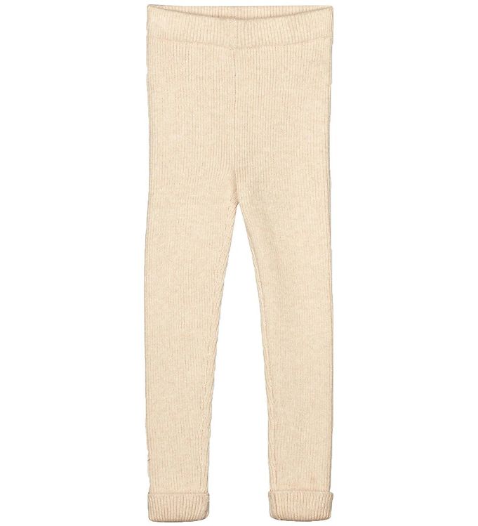 Fliink Leggings - Strik - Benna Rib - Sandshell