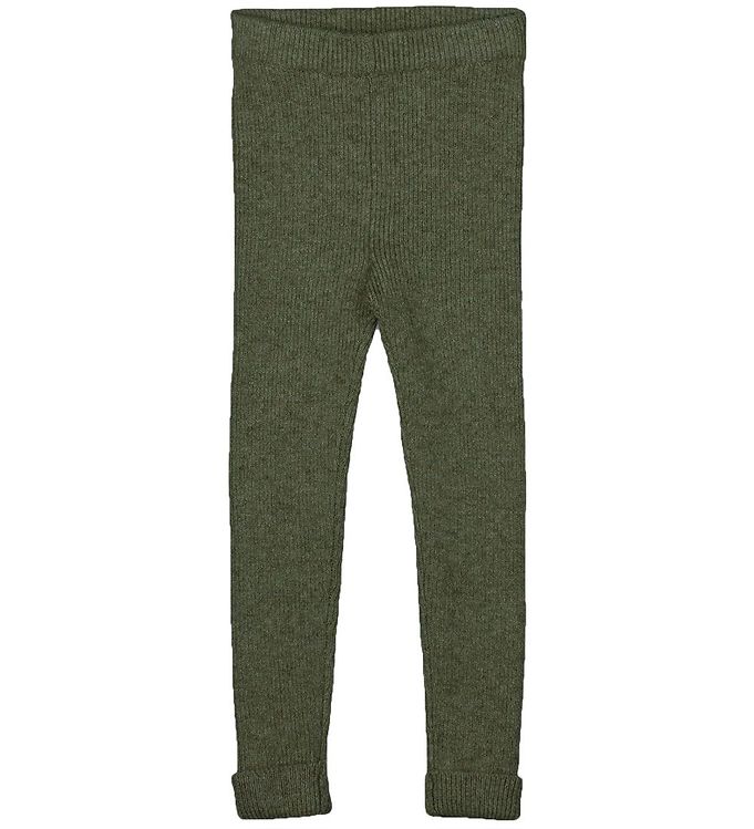Fliink Leggings - Strik - Benna Rib - Burnt Olive