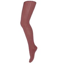 MP Strømpebukser - Uld - Rib - Hot Chocolate