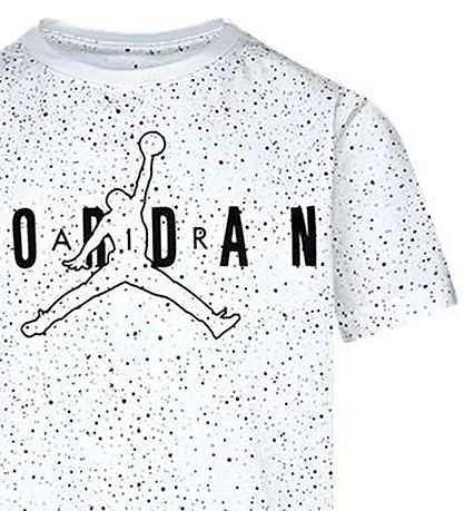 Jordan T-shirt - Color Mix Aop - Hvid m. Prikker Jordan T-shirt - Color Mix Aop - Hvid m. Prikker
