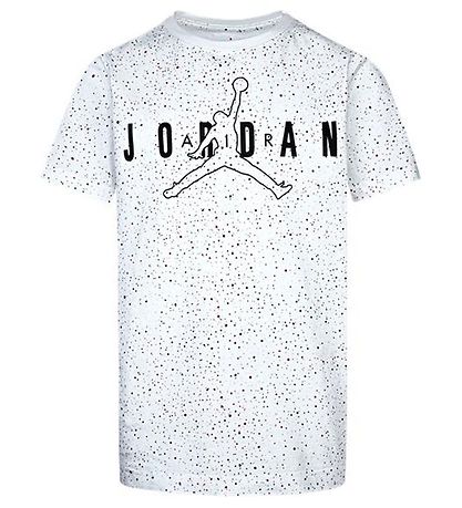 Jordan T-shirt - Color Mix Aop - Hvid m. Prikker Jordan T-shirt - Color Mix Aop - Hvid m. Prikker