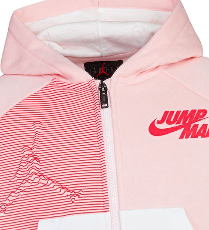 Jordan Cardigan - BIG Jumperman X Nike - Atmosphere w. Neon Pink