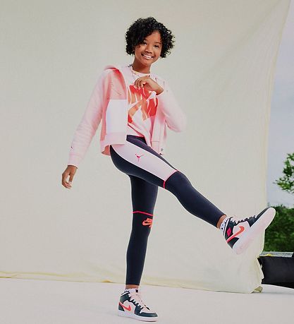 Jordan Cardigan - BIG Jumperman X Nike - Atmosphere w. Neon Pink