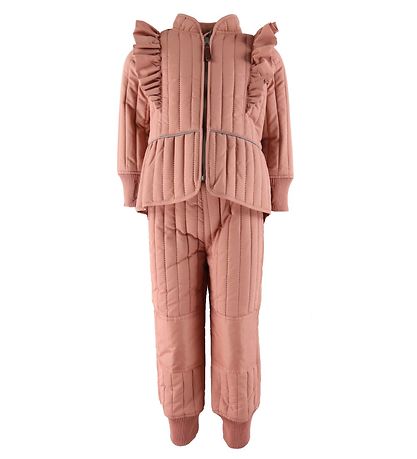 En Fant Thermokleidung - Alt Rose m. Rüschen En Fant Thermokleidung - Alt Rose m. Rüschen