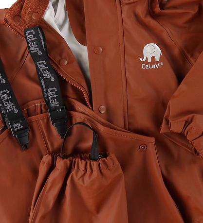 CeLaVi Regntøj m. Seler - PU - Tortoise Shell CeLaVi Regntøj m. Seler - PU - Tortoise Shell