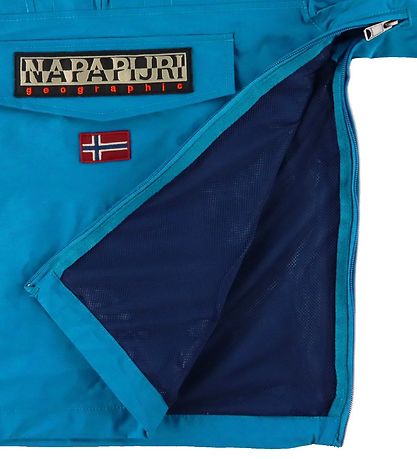 Napapijri Sommerjakke - Rainforest Anorak - Mykonos Blue Napapijri Sommerjakke - Rainforest Anorak - Mykonos Blue