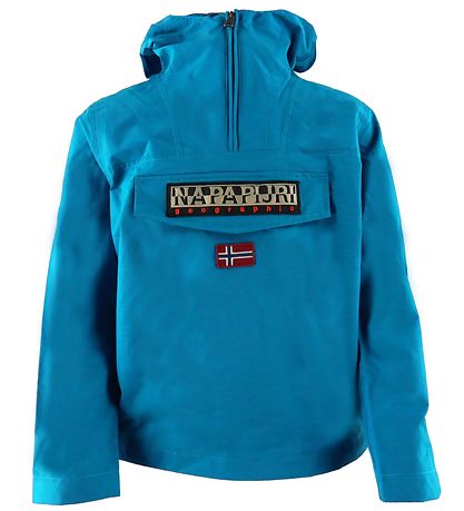 Napapijri Sommerjakke - Rainforest Anorak - Mykonos Blue Napapijri Sommerjakke - Rainforest Anorak - Mykonos Blue