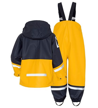 Didriksons Regntøj m. Seler - Waterman - Oat Yellow/Navy