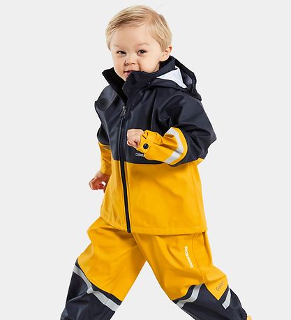 Didriksons Regntøj m. Seler - Waterman - Oat Yellow/Navy