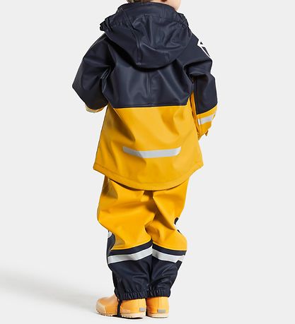 Didriksons Regntøj m. Seler - Waterman - Oat Yellow/Navy
