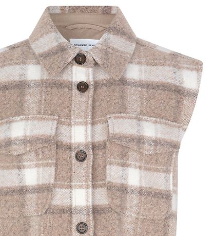 Designers Remix Waistcoat - Wool/Polyester - G Jayden - Beige Ch Designers Remix Waistcoat - Wool/Polyester - G Jayden - Beige Ch
