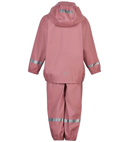 Color Kids Regntøj m. Seler - PU - Old Rose