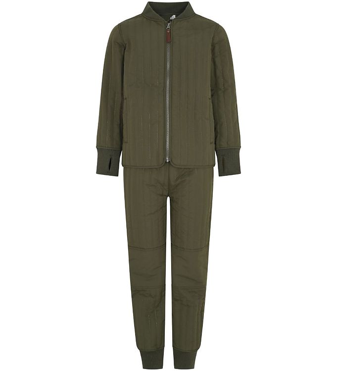 En Fant Børne Termosæt m. BIONIC-FINISH ® ECO coating - Ivy Green - 80