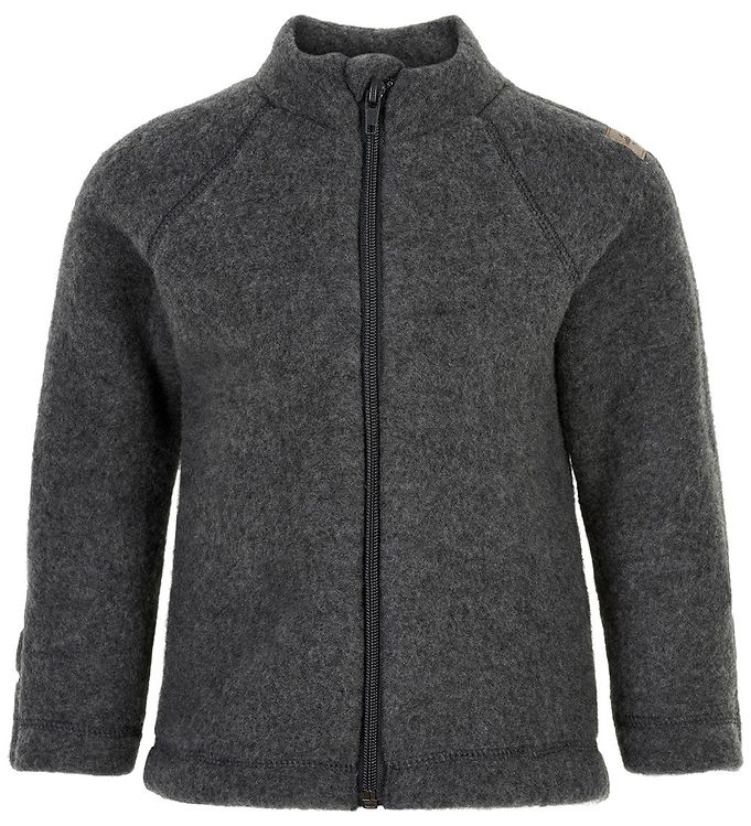 Mikk-Line Uld Jakke - Anthracite Melange - 104