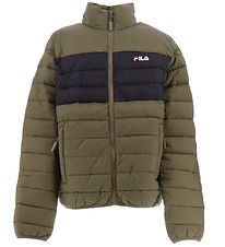 Fila Dynejakke - Berglern - Burnt Olive/Moonless Night Fila Dynejakke - Berglern - Burnt Olive/Moonless Night