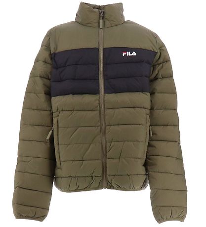 Fila Dynejakke - Berglern - Burnt Olive/Moonless Night Fila Dynejakke - Berglern - Burnt Olive/Moonless Night