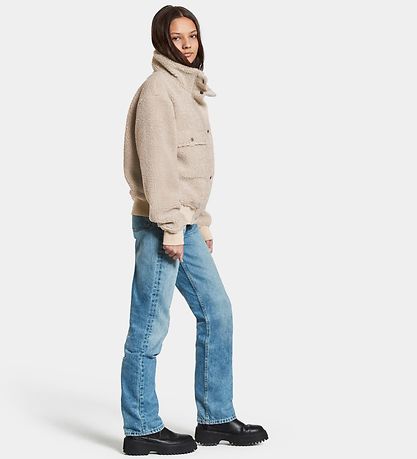 Didriksons Fleece Jacket - Edla - Clay Beige