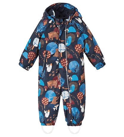 Reima Flyverdragt - Puhuri - Navy m. Print