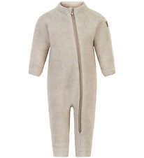 Mikk-Line Køredragt - Uld - Melange Offwhite