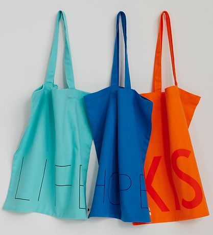 Design Letters Shopper - Life - Turkis Design Letters Shopper - Life - Turkis