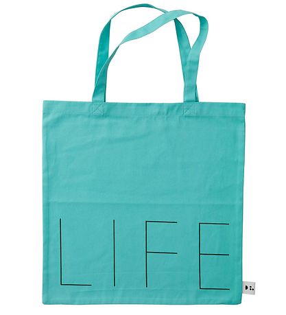 Design Letters Shopper - Life - Turkis Design Letters Shopper - Life - Turkis