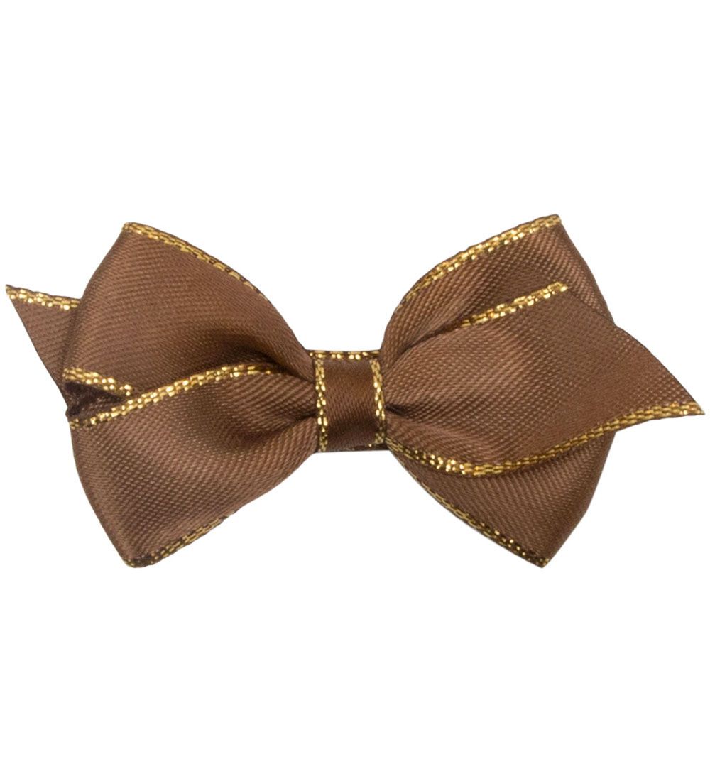 Little Wonders Haarschleife - Viola - 6 cm - Turftan/Gold - Little Wonders - One Size - Haarschmuck