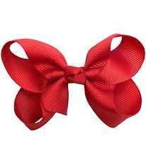 Little Wonders Hårspænde m. Sløjfe - Kamille - 6 cm - Red Little Wonders Hårspænde m. Sløjfe - Kamille - 6 cm - Red