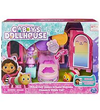 Gabby's Dollhouse Sæt - 8 Dele - Cat's Bedroom Gabby's Dollhouse Sæt - 8 Dele - Cat's Bedroom