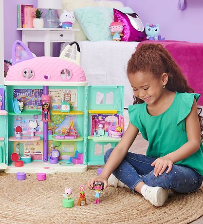 Gabby's Dollhouse Sæt - 6 Dele - Pack-Flower Garden Gabby's Dollhouse Sæt - 6 Dele - Pack-Flower Garden