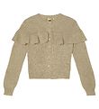 Stella McCartney Kids Cardigan - Strik - Beige/Guld