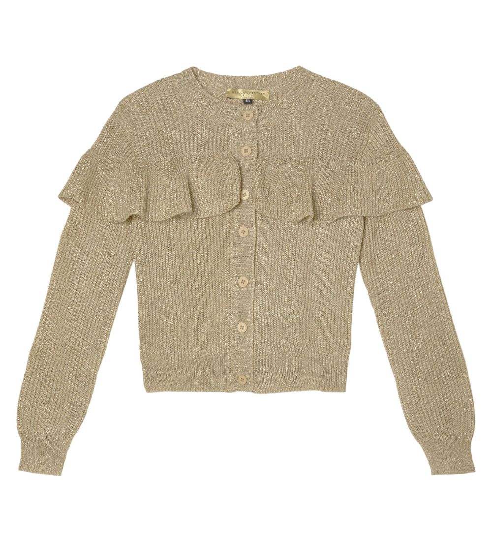 Gilet Stella McCartney Kids - Tricot - BeigeOr - Stella McCartney Kids - 12 ans 152 - Gilet 76€