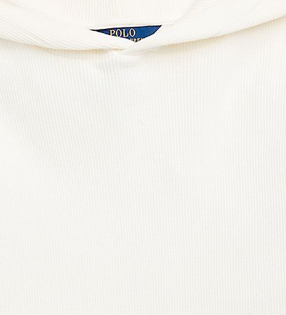 Polo Ralph Lauren Hættetrøje - Cropped - Hvid Polo Ralph Lauren Hættetrøje - Cropped - Hvid