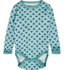 Hummel Body l/æ - Uld - hmlBambo - Mineral Blue