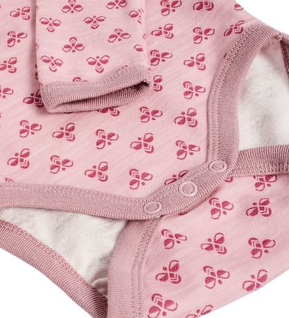 Hummel Body l/æ - Uld - hmlBambo - Woodrose