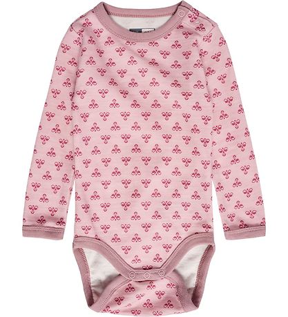 Hummel Body l/æ - Uld - hmlBambo - Woodrose
