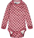 Hummel Bodysuit l/s - Wool - hmlBambo - Deco Rose