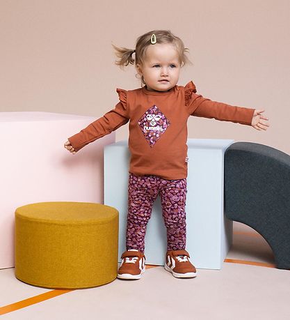 Hummel Leggings - hmlConfetti - Windsor Wine
