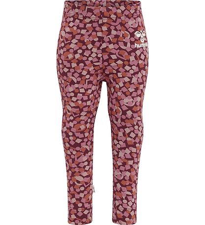 Hummel Leggings - hmlConfetti - Windsor Wine