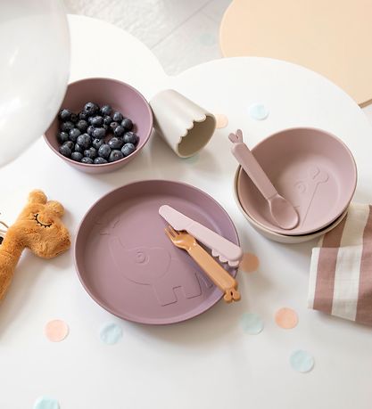 Done By Deer Bestik - Termoplast - 4 dele - Ske - Lalee Powder Done By Deer Bestik - Termoplast - 4 dele - Ske - Lalee Powder