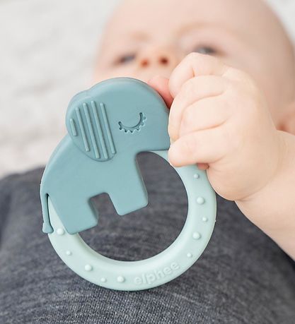 Done by Deer Teether - 2-Pack - Deer Friends - Blue/Green