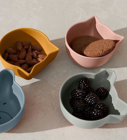 Liewood Spisesæt - Joana - 4 Dele - Cat Rose Blush Liewood Spisesæt - Joana - 4 Dele - Cat Rose Blush